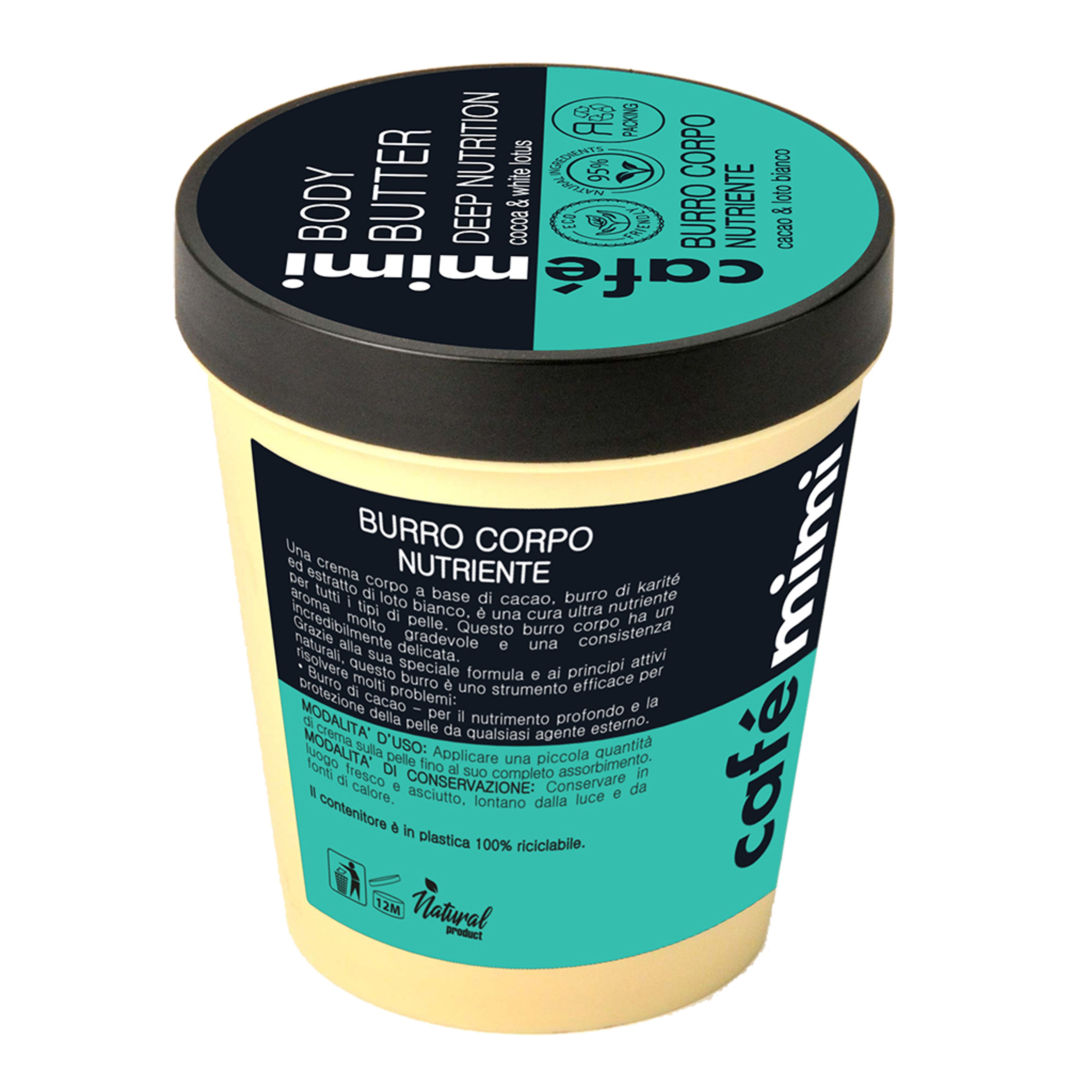 Burro Corpo Nutriente
cacao & Loto Bianco Café Mimi 2