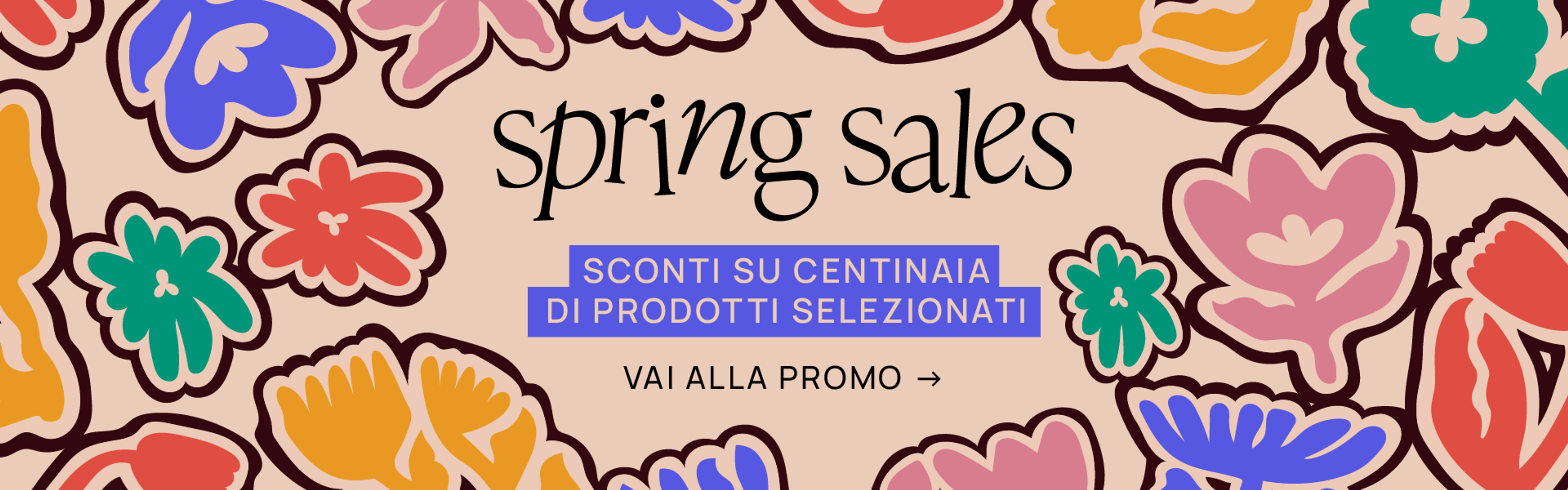 Spring Sales Promo Primavera