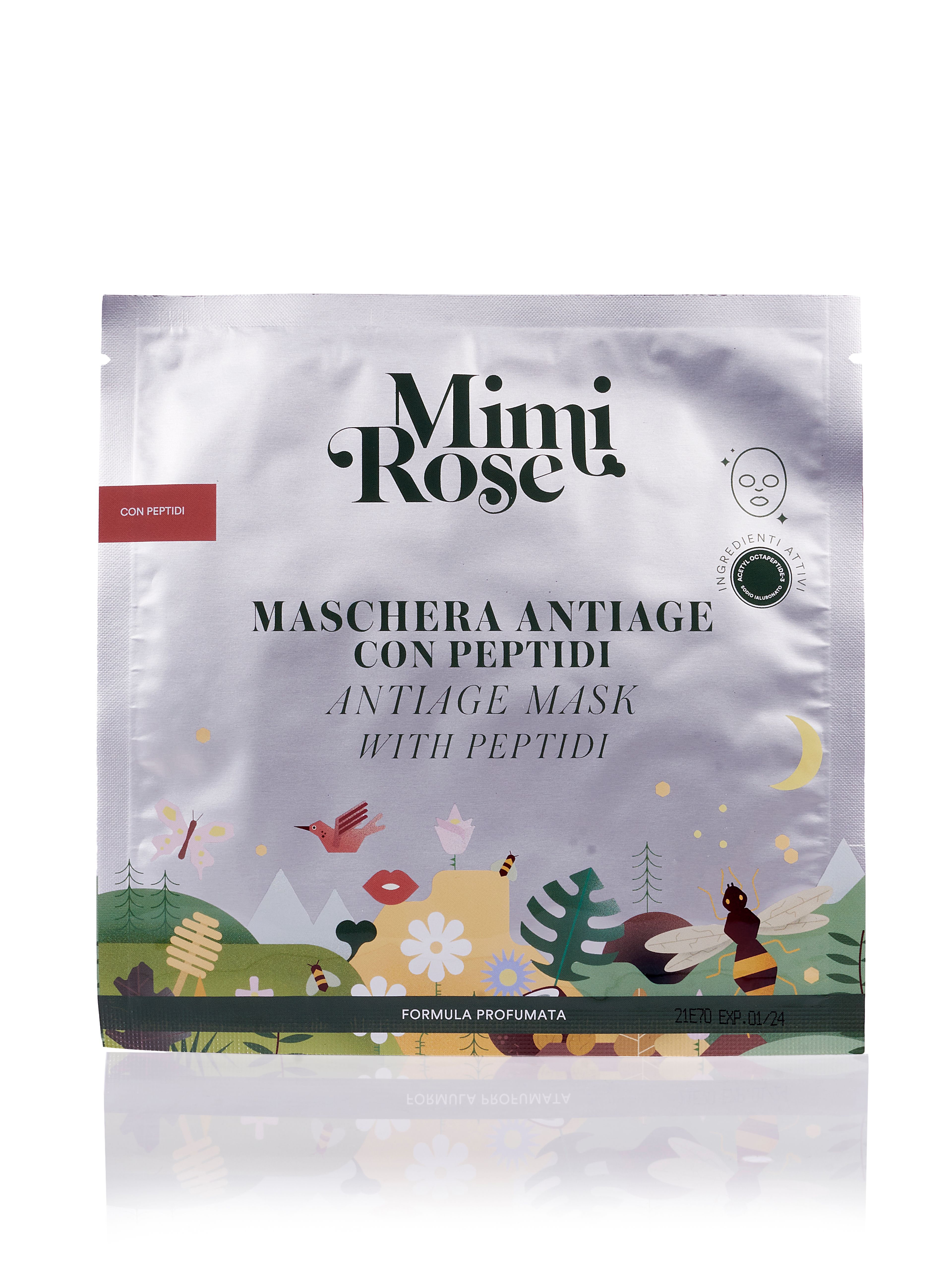 Mimi Rose Maschera Antiage Con Peptidi 1
