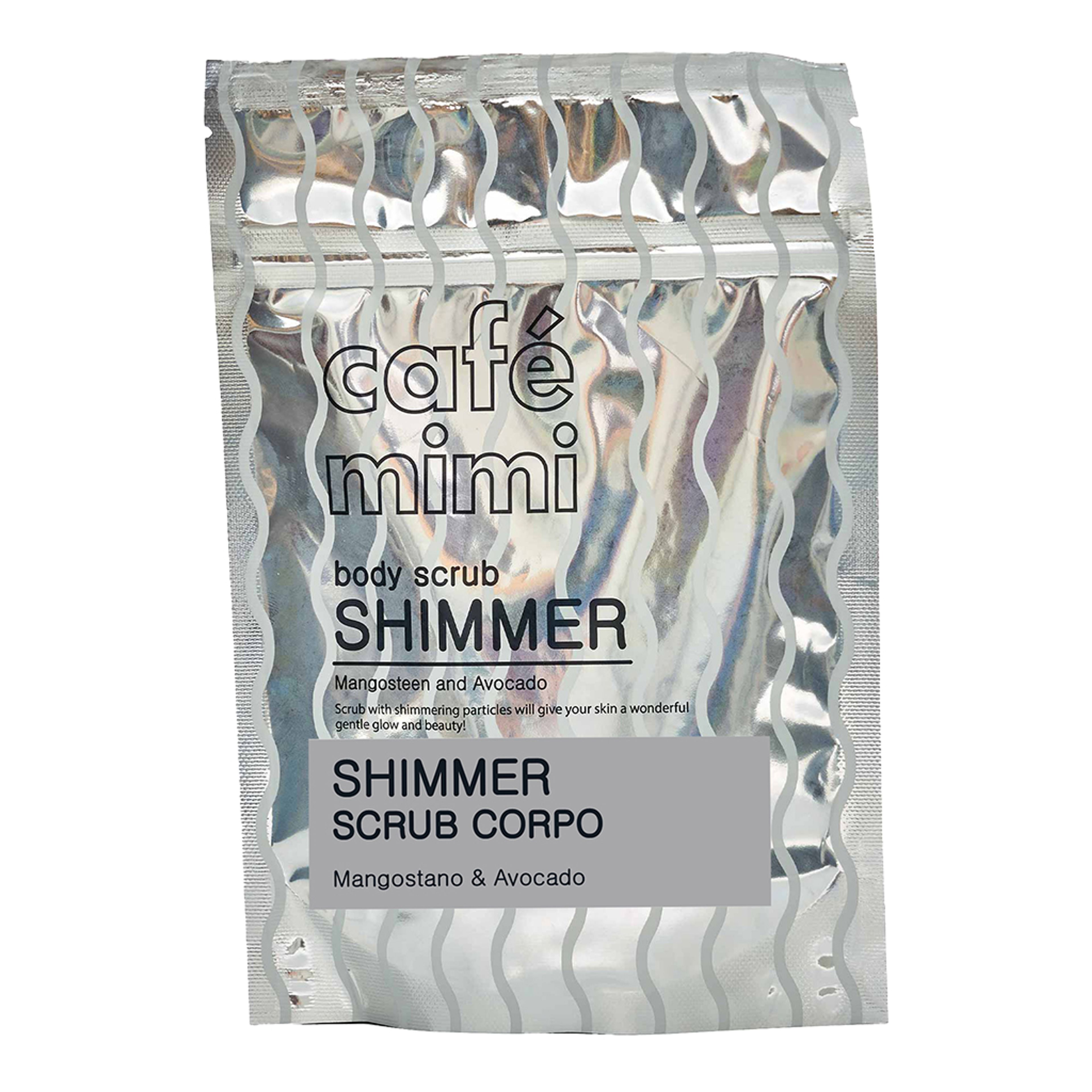 Café Mimi Shimmer Scrub Corpo
mangostano & Avocado 1