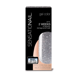 Color Gel Polish - Silver Glitter Sensationail