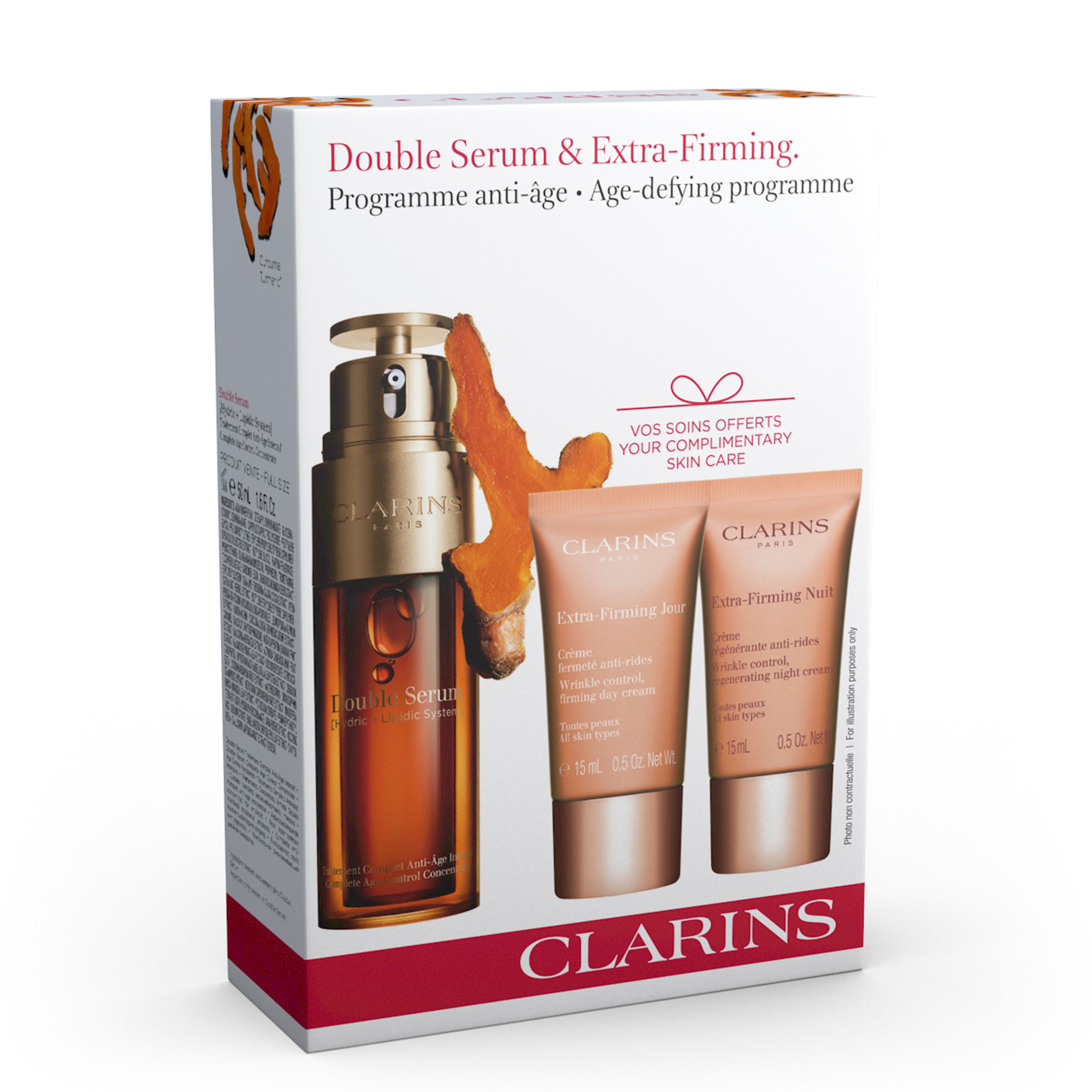 Clarins Clarins Kit Double Serum & Extra Firming - Double Serum & Extra-firming. Programma Antietà. 3