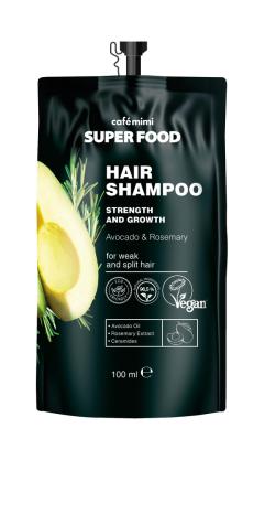 Shampoo Rinforzante & Per La Crescita Avocado & Rosmarinocapelli Indeboliti & Con Doppie Punte Café Mimi