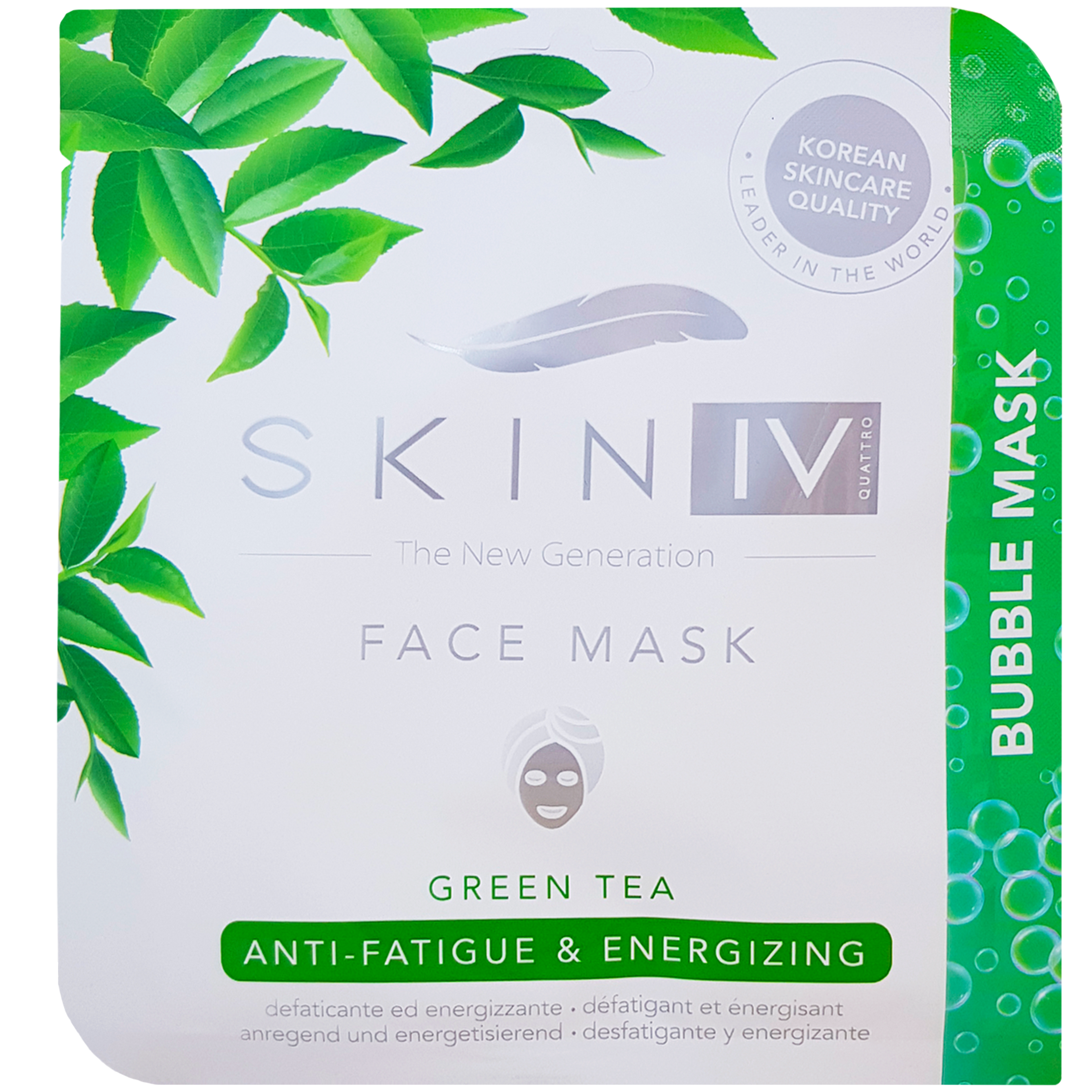 Skin IV Bubble Mask Maschera Viso Al Tè Verde 1