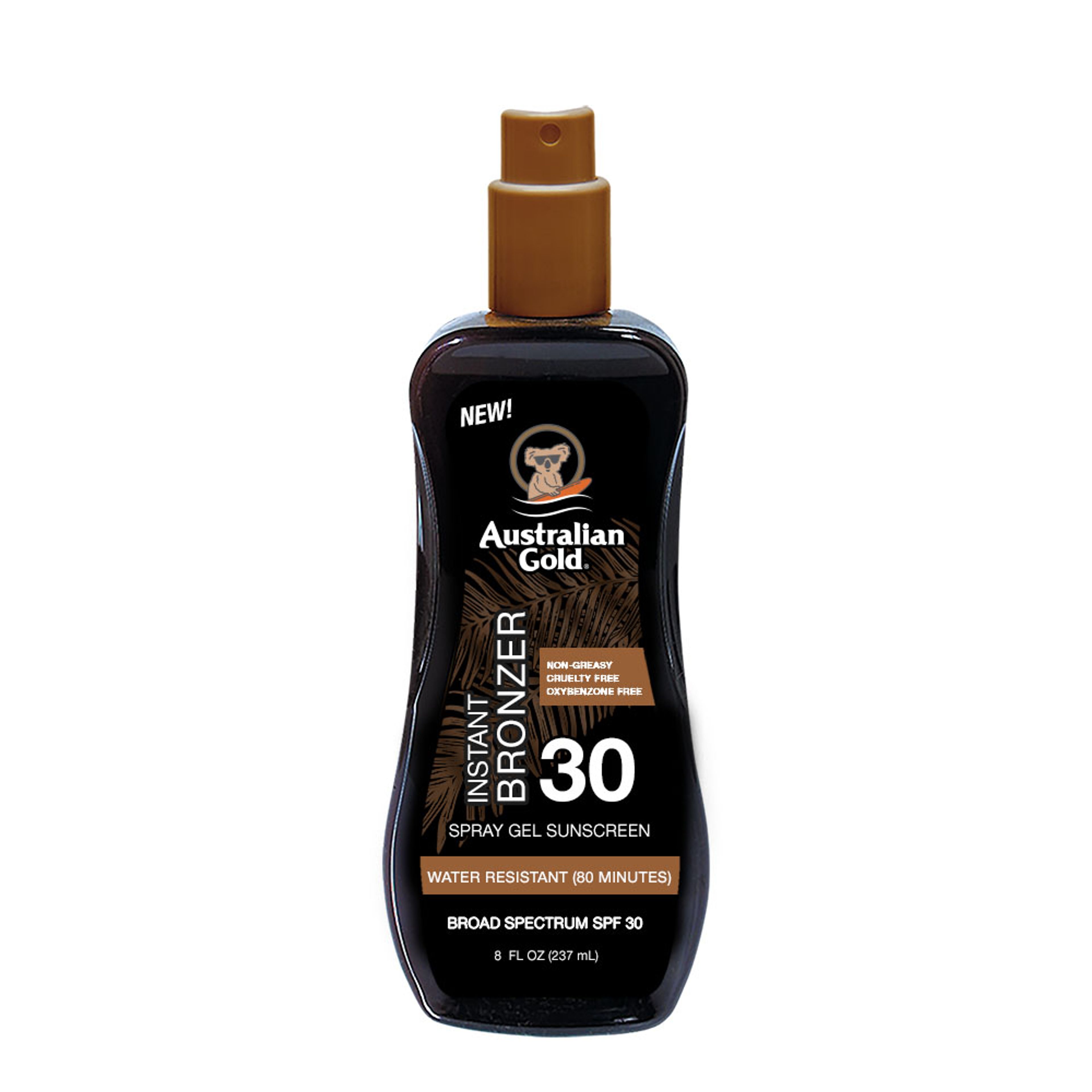 Australian Gold Spf 30 Spray Gel With Bronzer 1