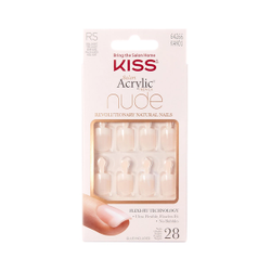 Unghie Acrylic Nude French - Breathtaking Kiss
