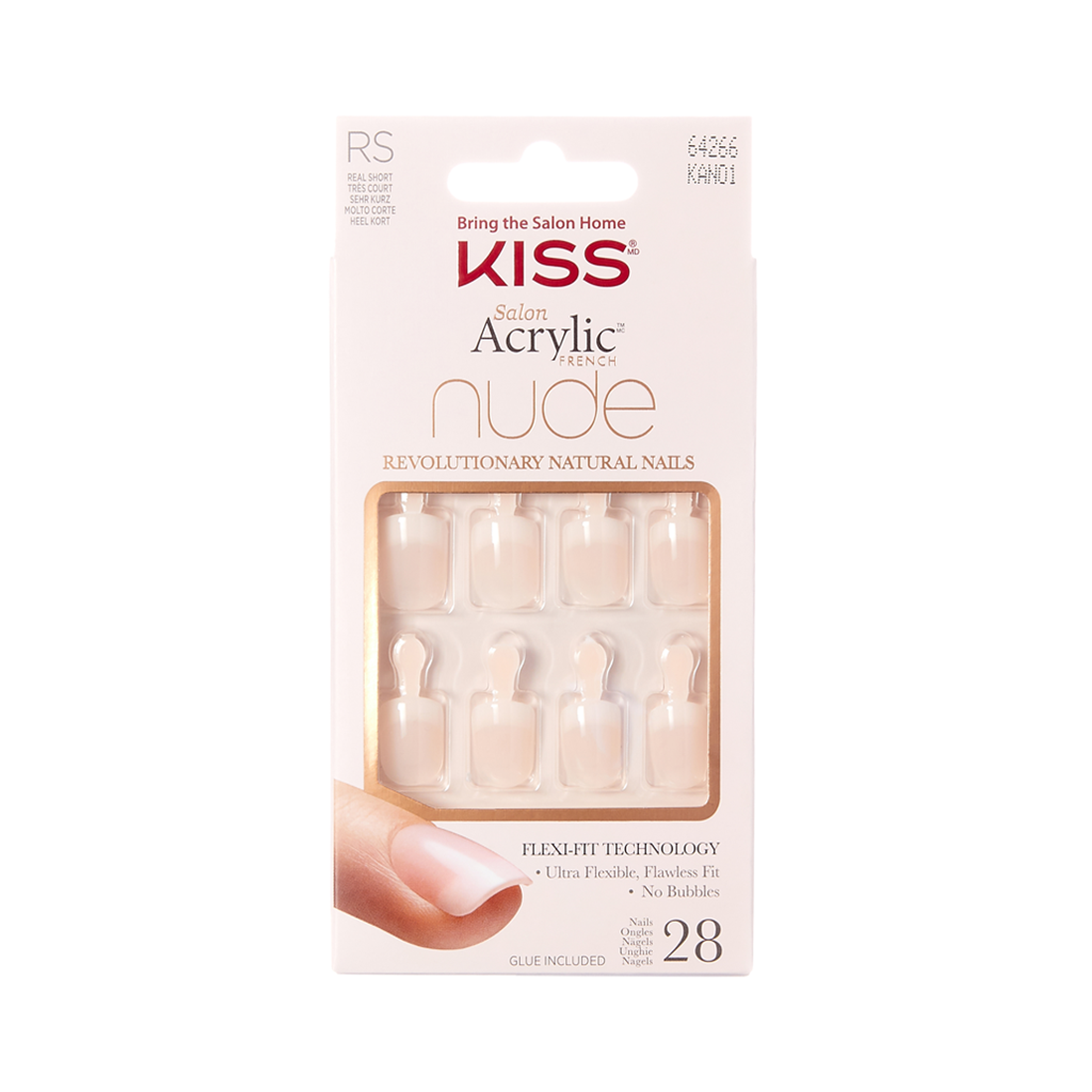 Kiss Unghie Acrylic Nude French - Breathtaking 1