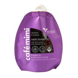 Shampoo Nutrizione & Volume
estratto Di Bacche Di Acai & Olio Di Macadamia Café Mimi