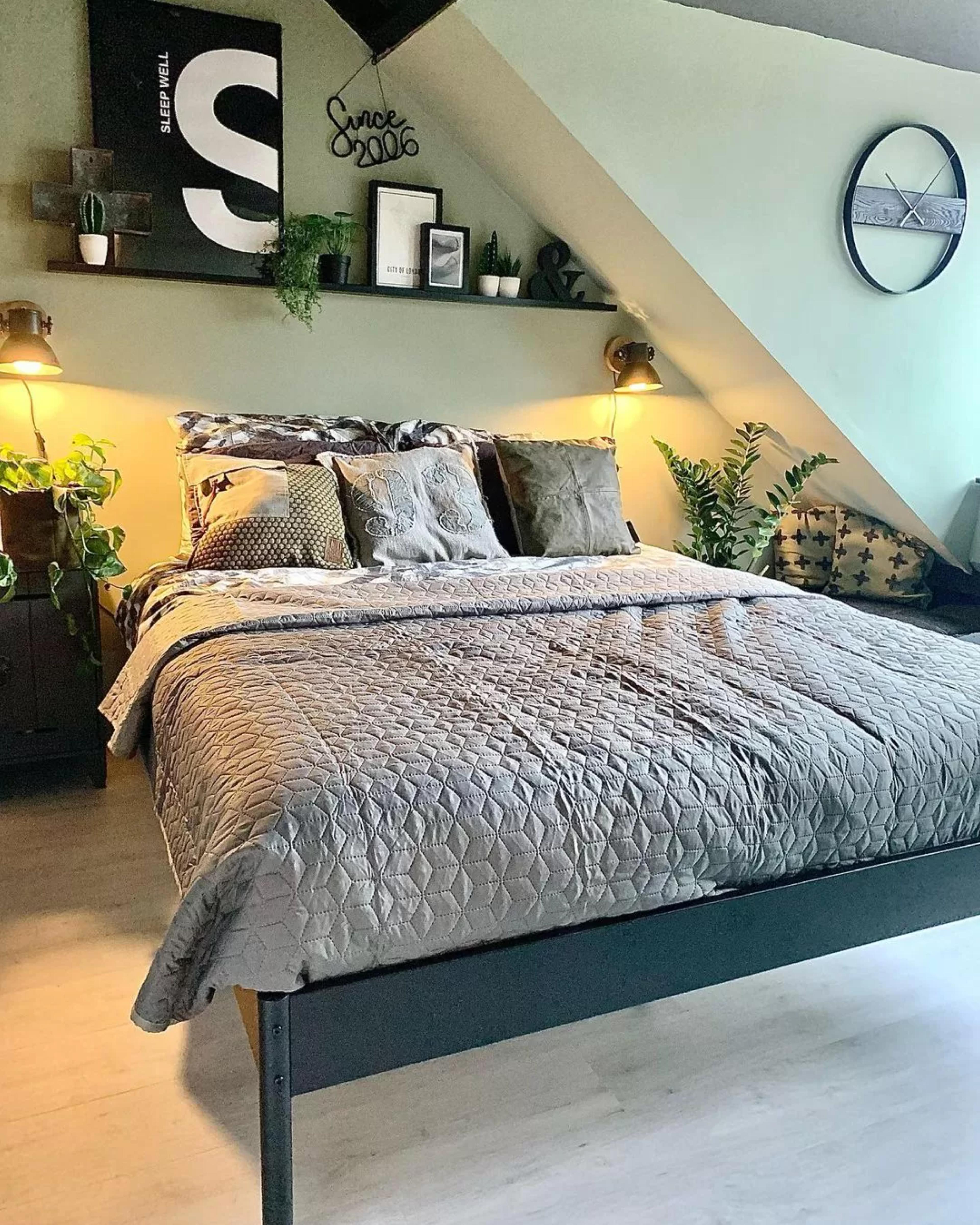 groen-tintje-slaapkamer