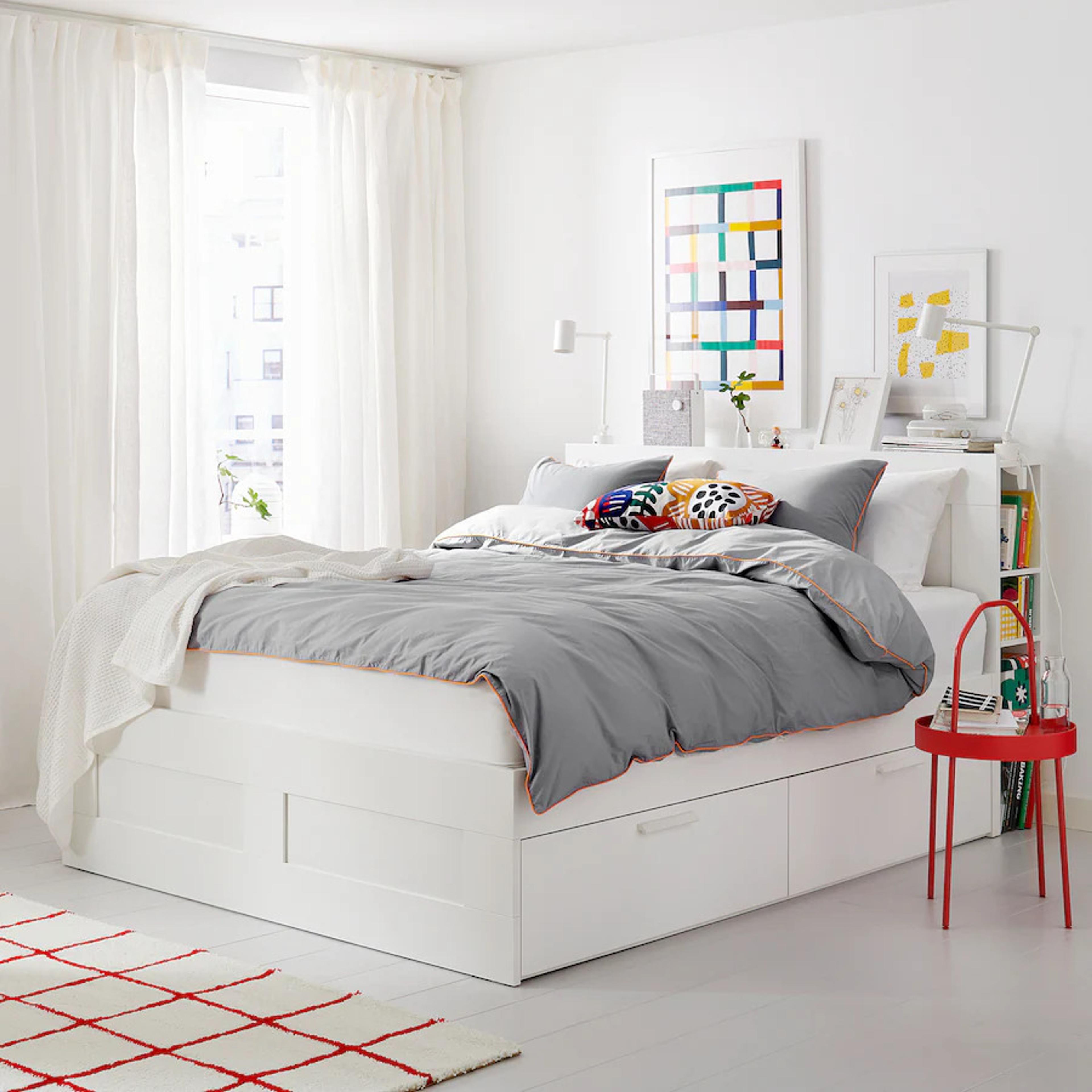white-ikea-bed