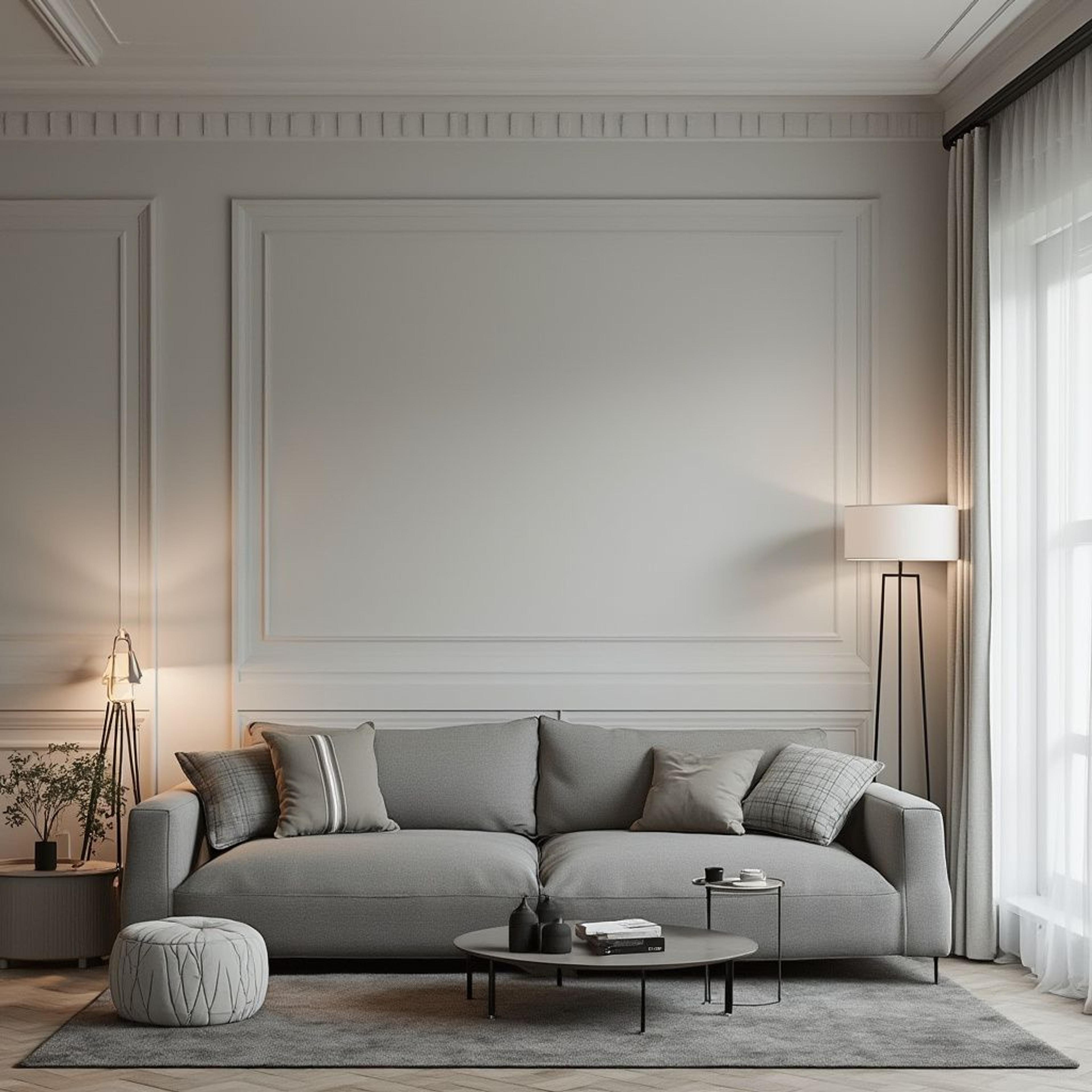 white-and-grey-new-classic-interior-style