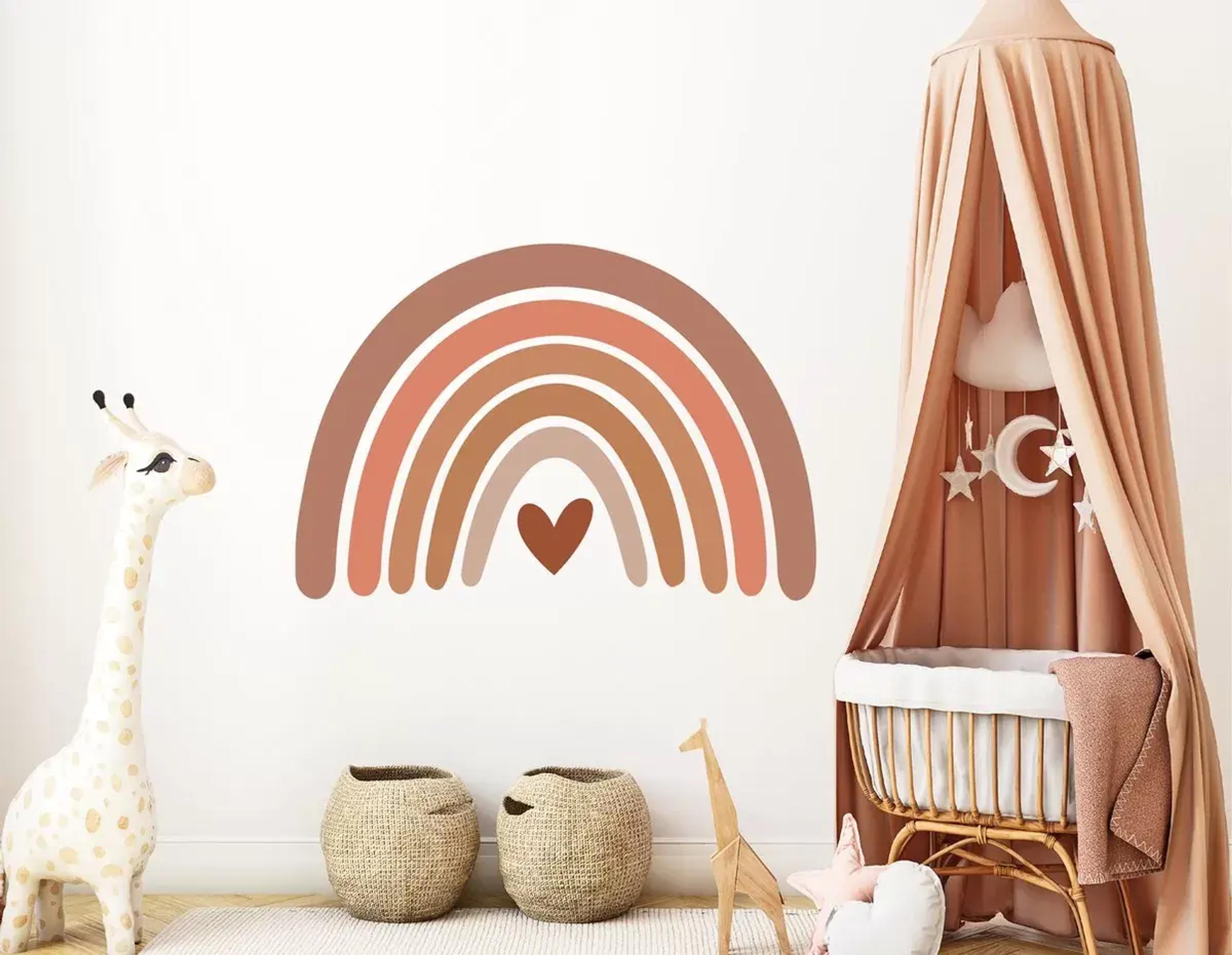 regenboog-muursticker