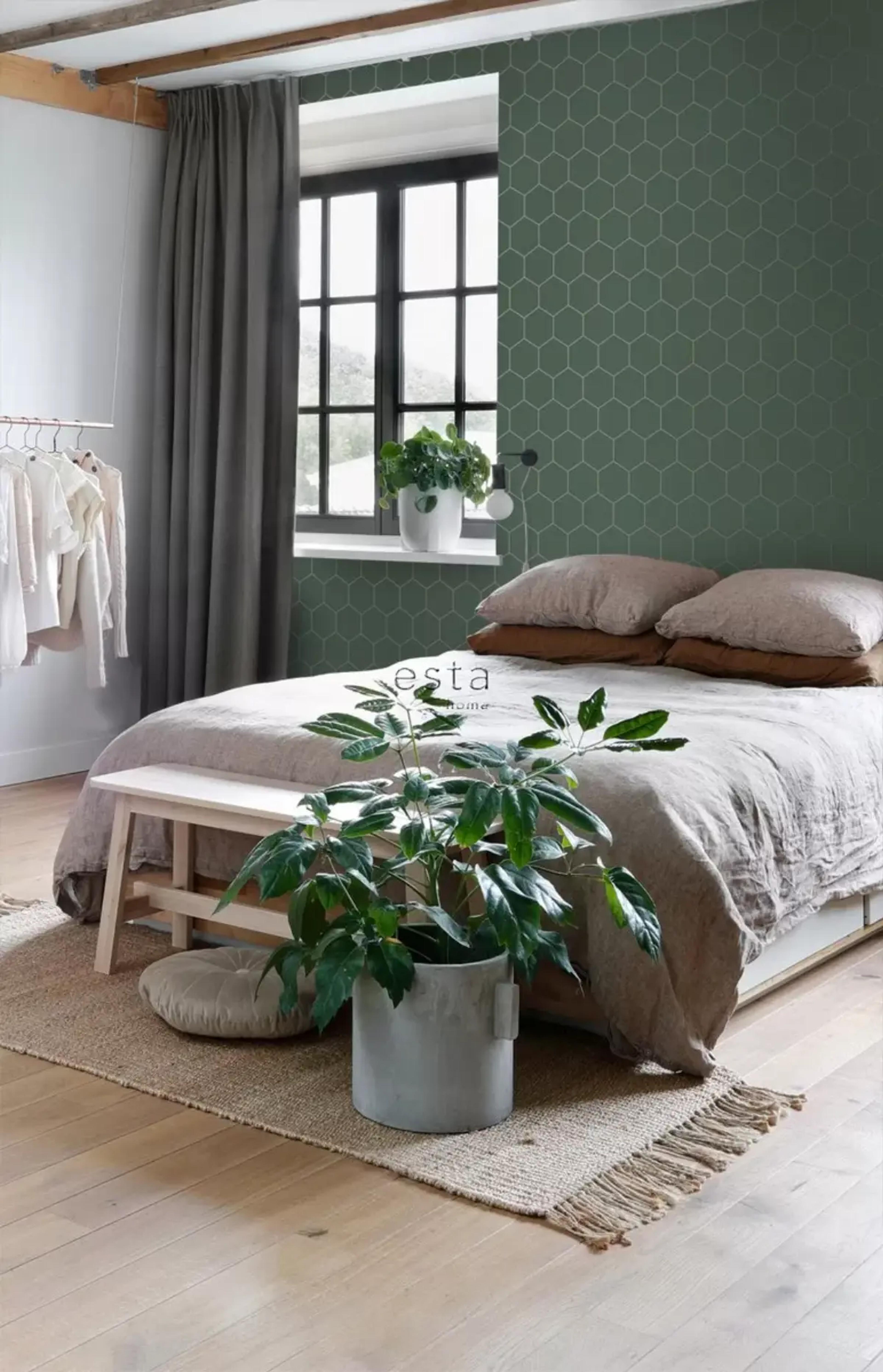 groen-behang