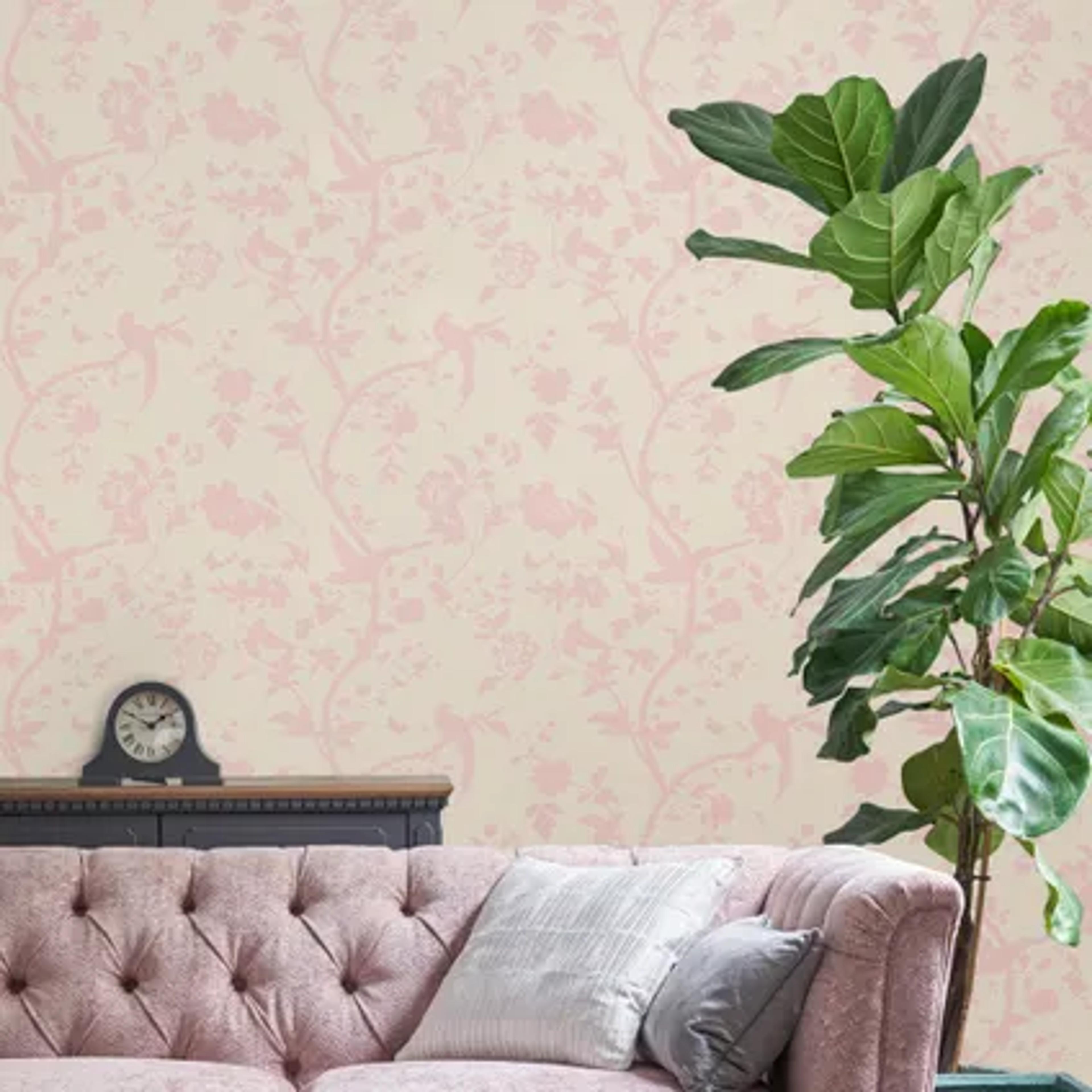 vintage-roze-behang