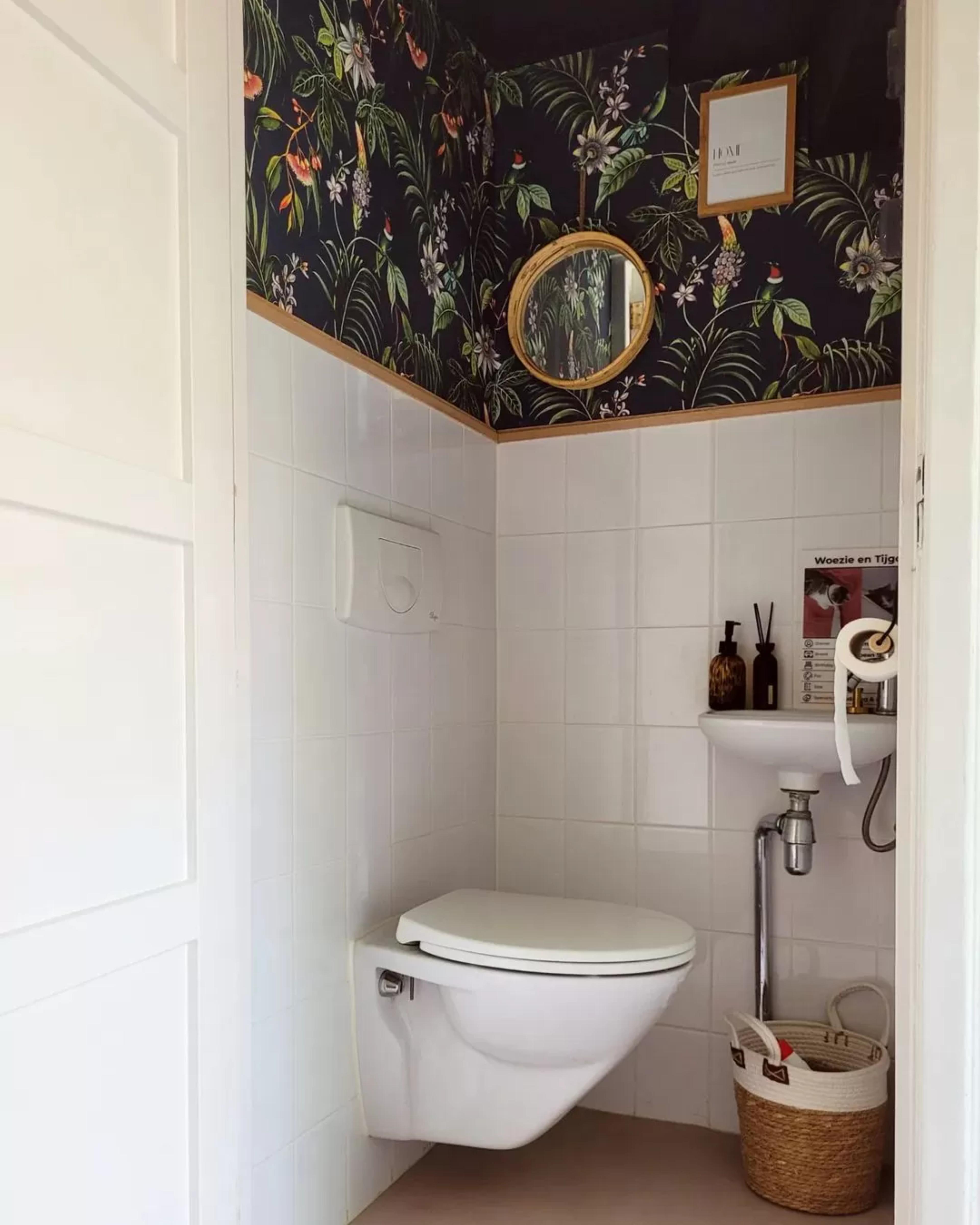 tropisch-behang-toilet