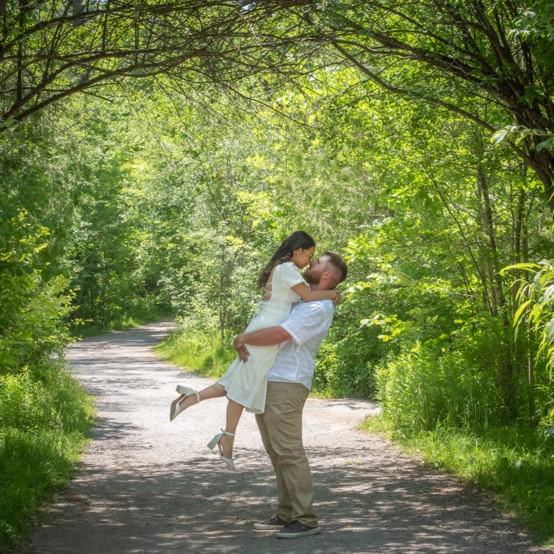 Engagement session at SIGS Photography studio, Toronto wedding photography