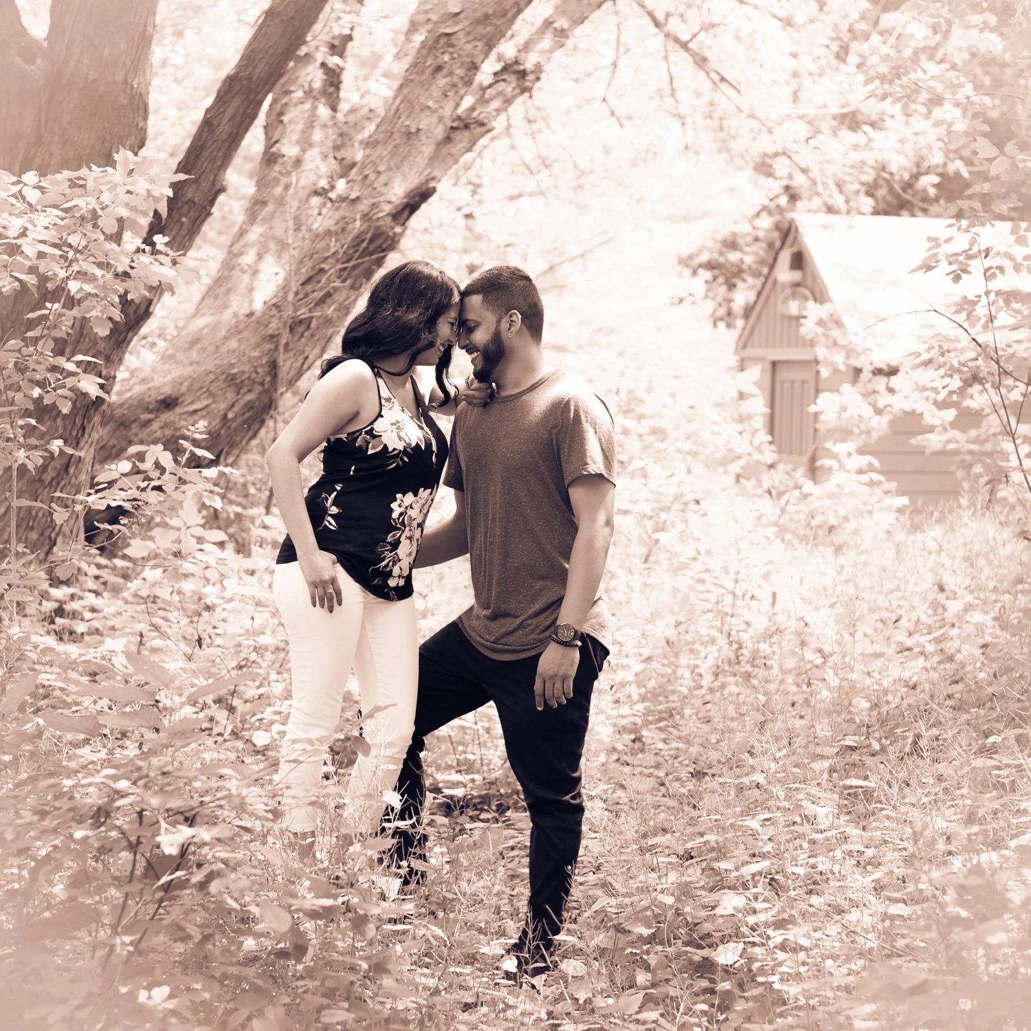 Engagement session at SIGS Photography studio, Toronto wedding photography