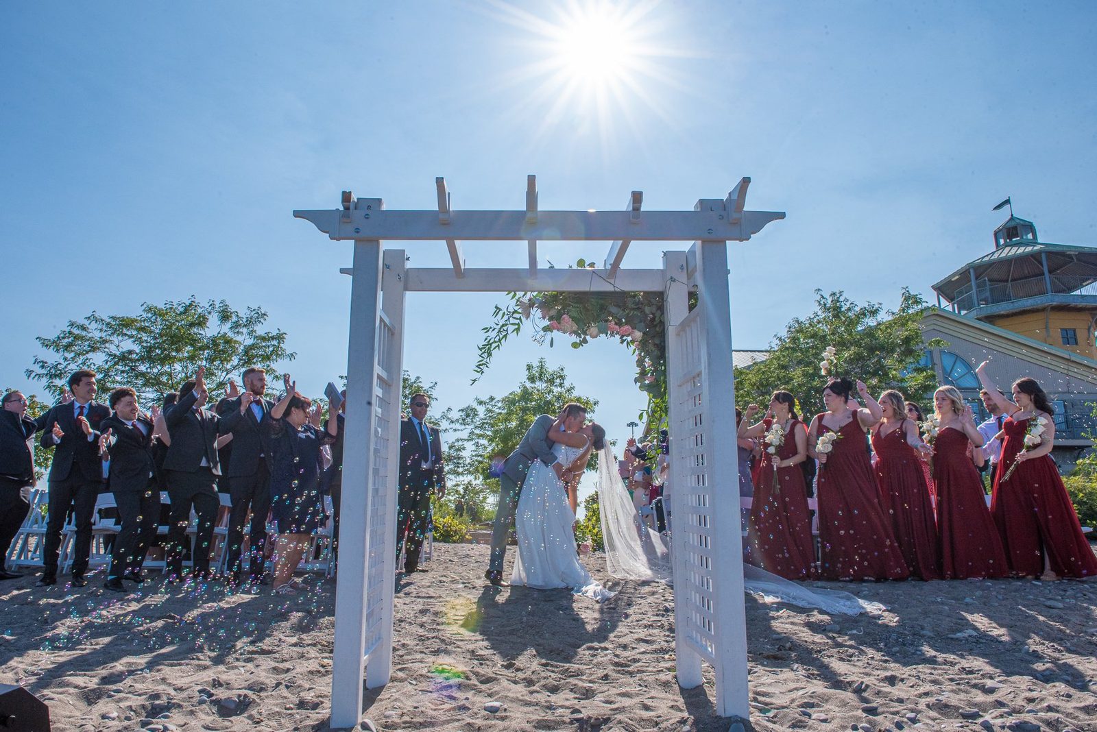 Wedding videography frame at SIGS Photography studio, Toronto wedding photography