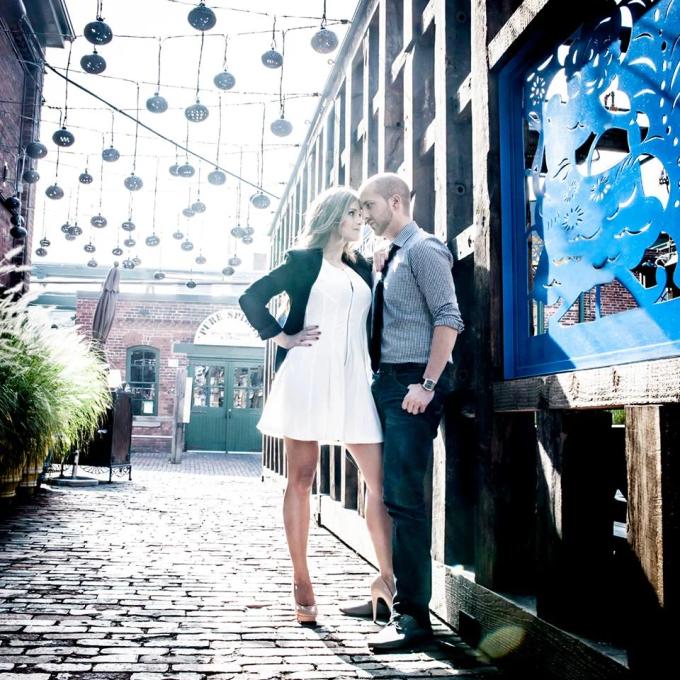 Ashley & Vince Engagement collage selection