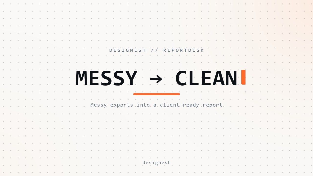 ReportDesk preview