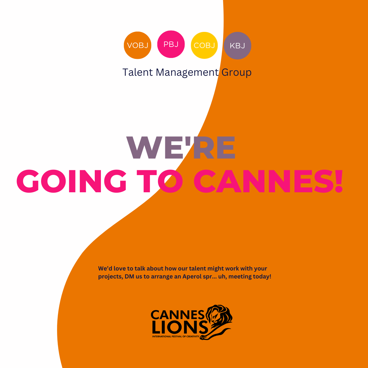 VOBJ is heading to Cannes Lions! 