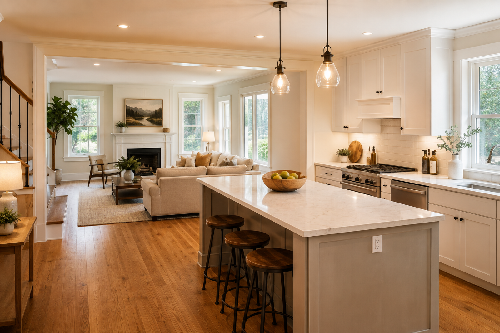 Home renovated before sale by Tradecraft VT general contractor in Chittenden County Vermont