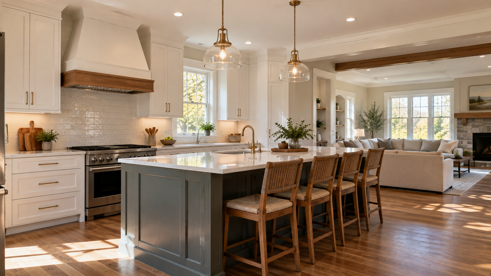Kitchen remodel in Williston Vermont home by licensed general contractor Tradecraft VT