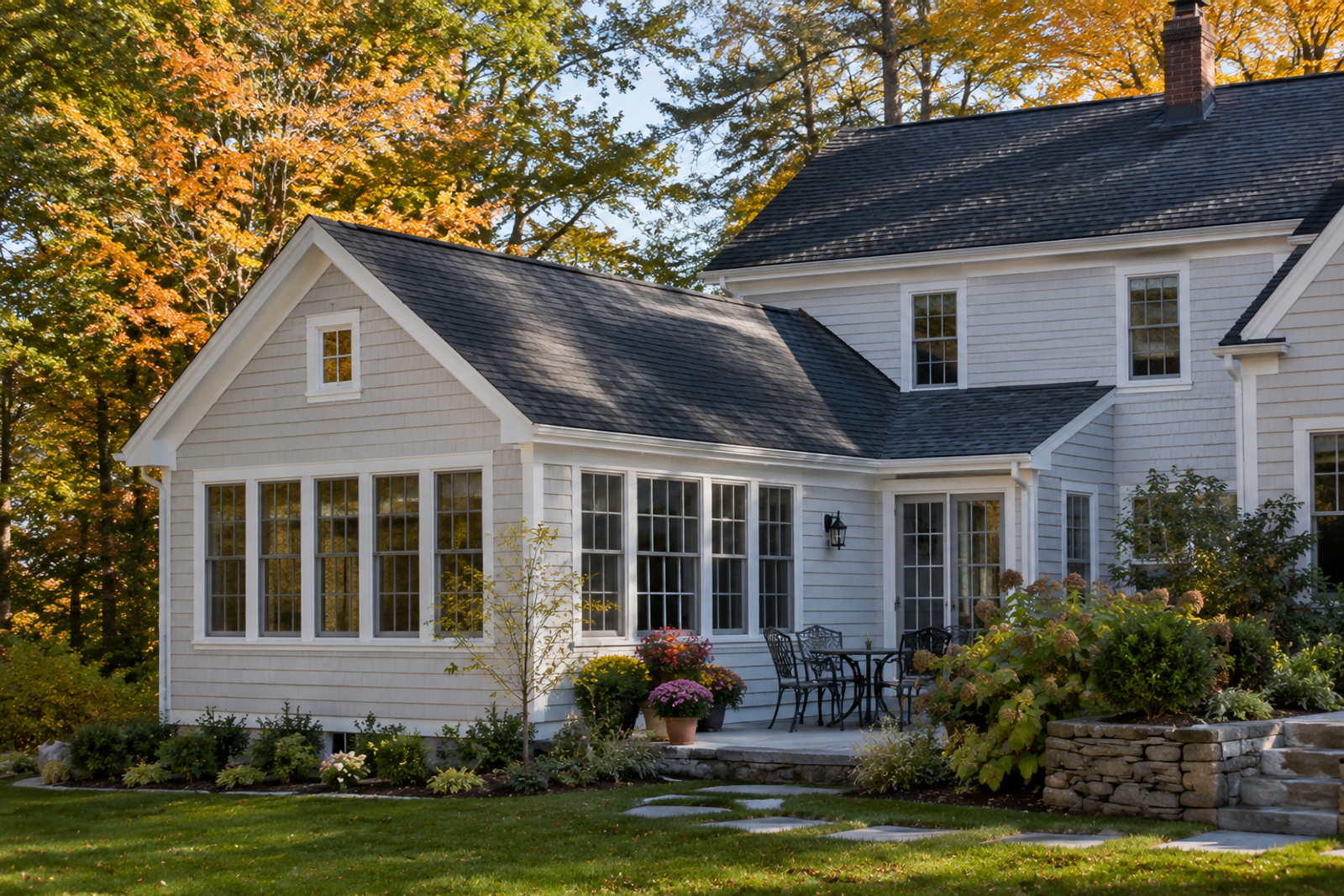Home addition in Chittenden County Vermont built by licensed general contractor Tradecraft VT.