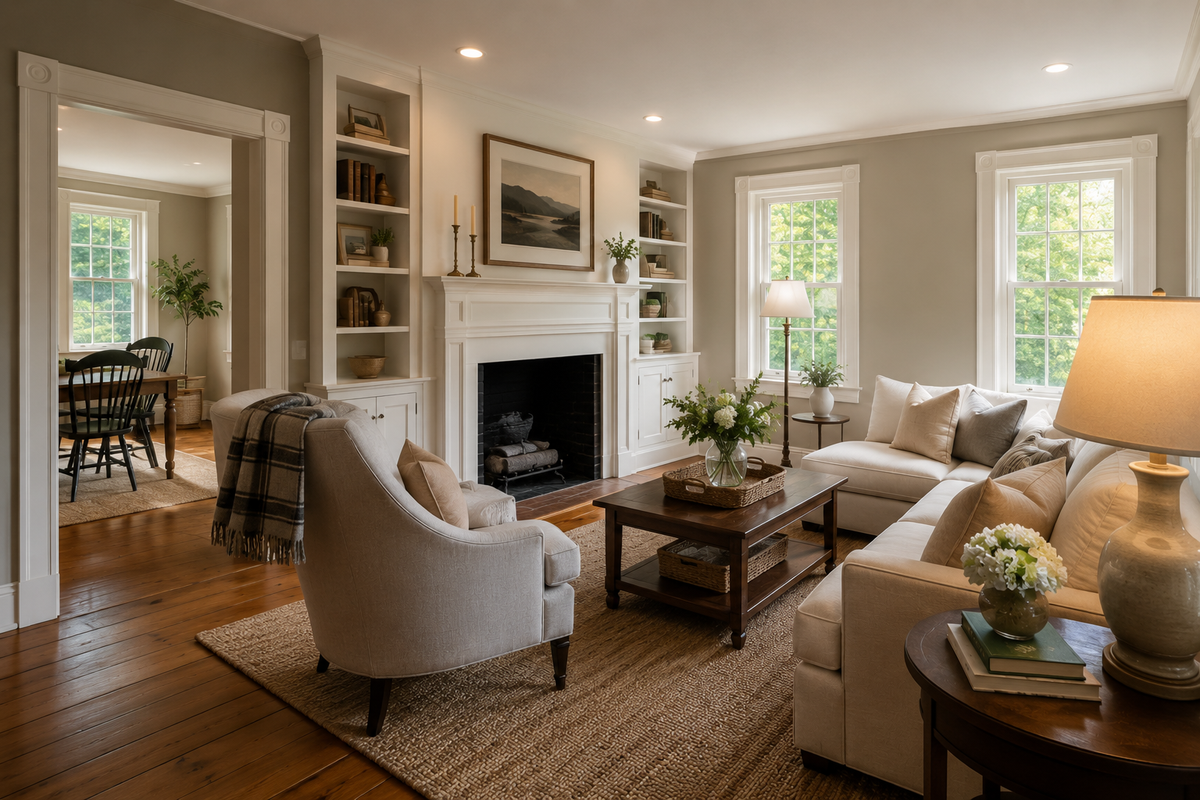 Custom woodwork and remodelling in a Milton Vermont home by Tradecraft VT.
