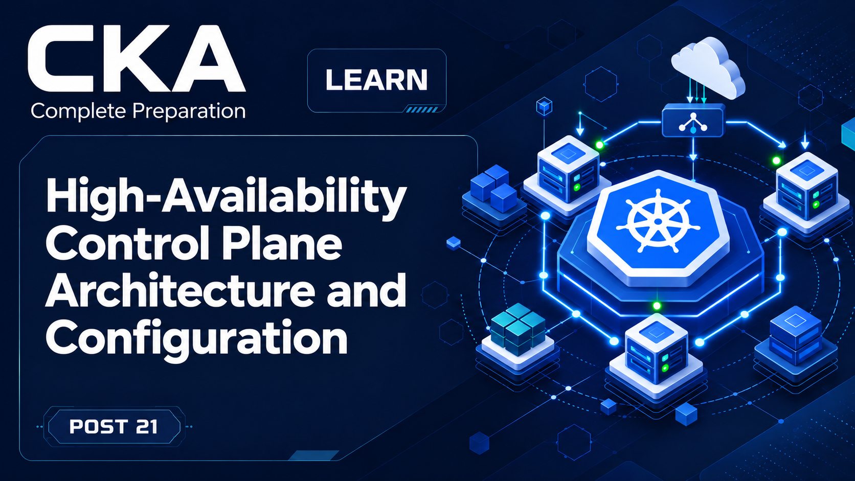 High-Availability Control Plane Architecture and Configuration