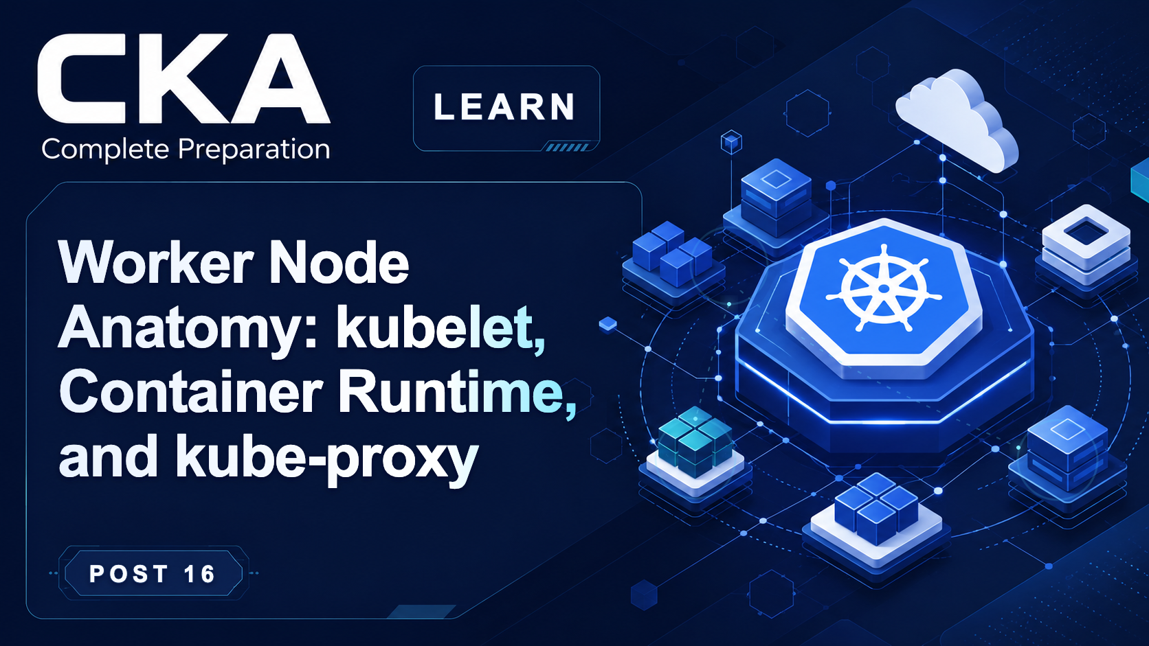 Worker Node Anatomy: kubelet, Container Runtime, and kube-proxy