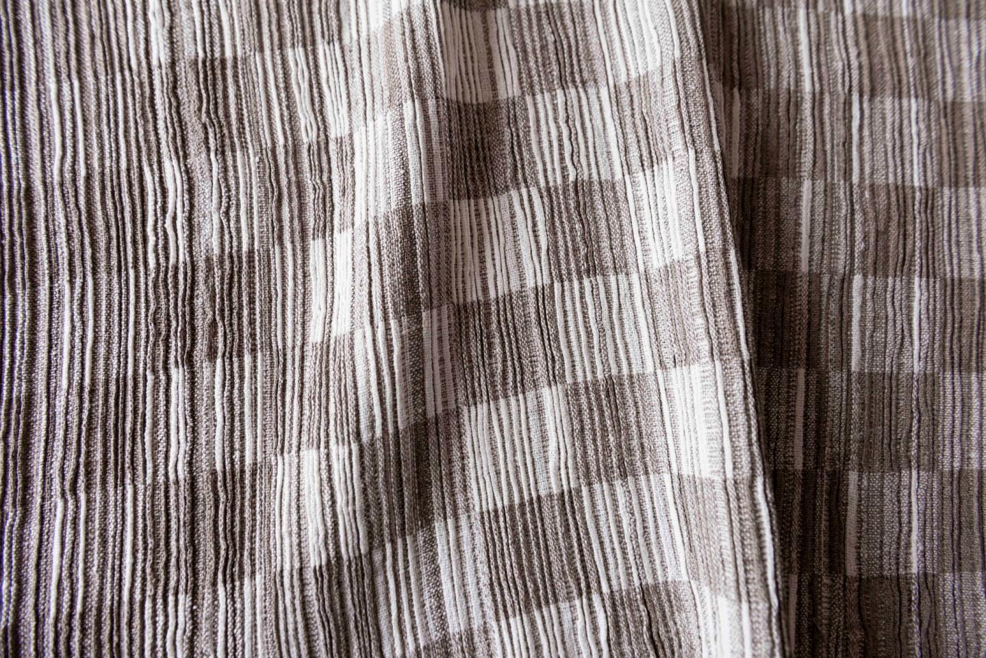 Plissés — Damier — weave detail