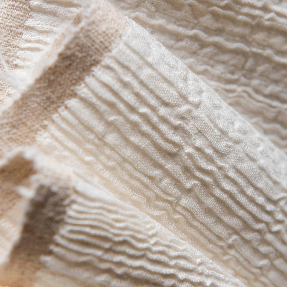 Plissés — fabric detail