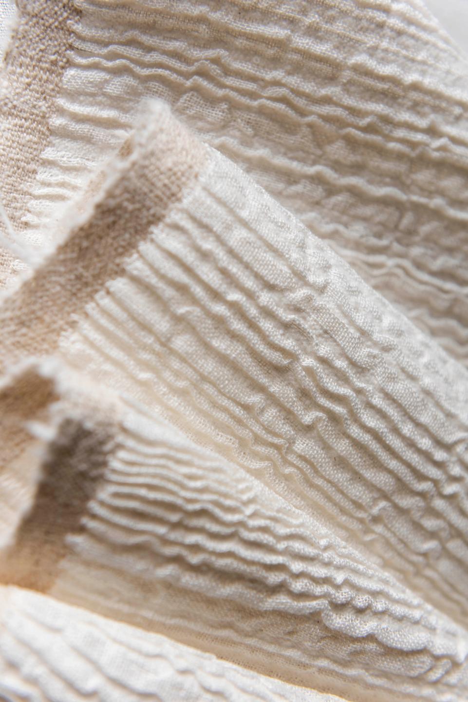 Plissés — fabric detail