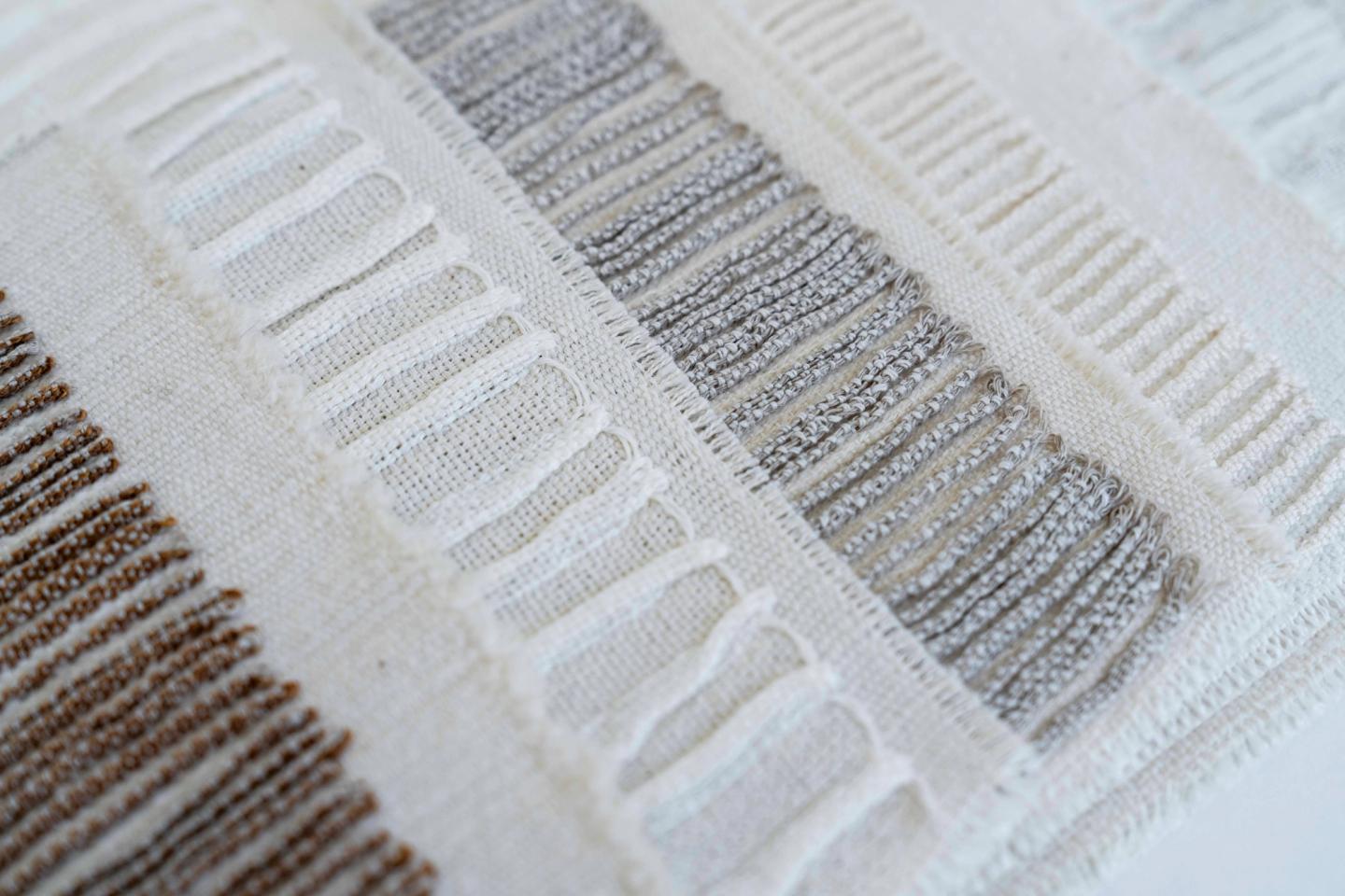 Plissés — collection of textured weaves