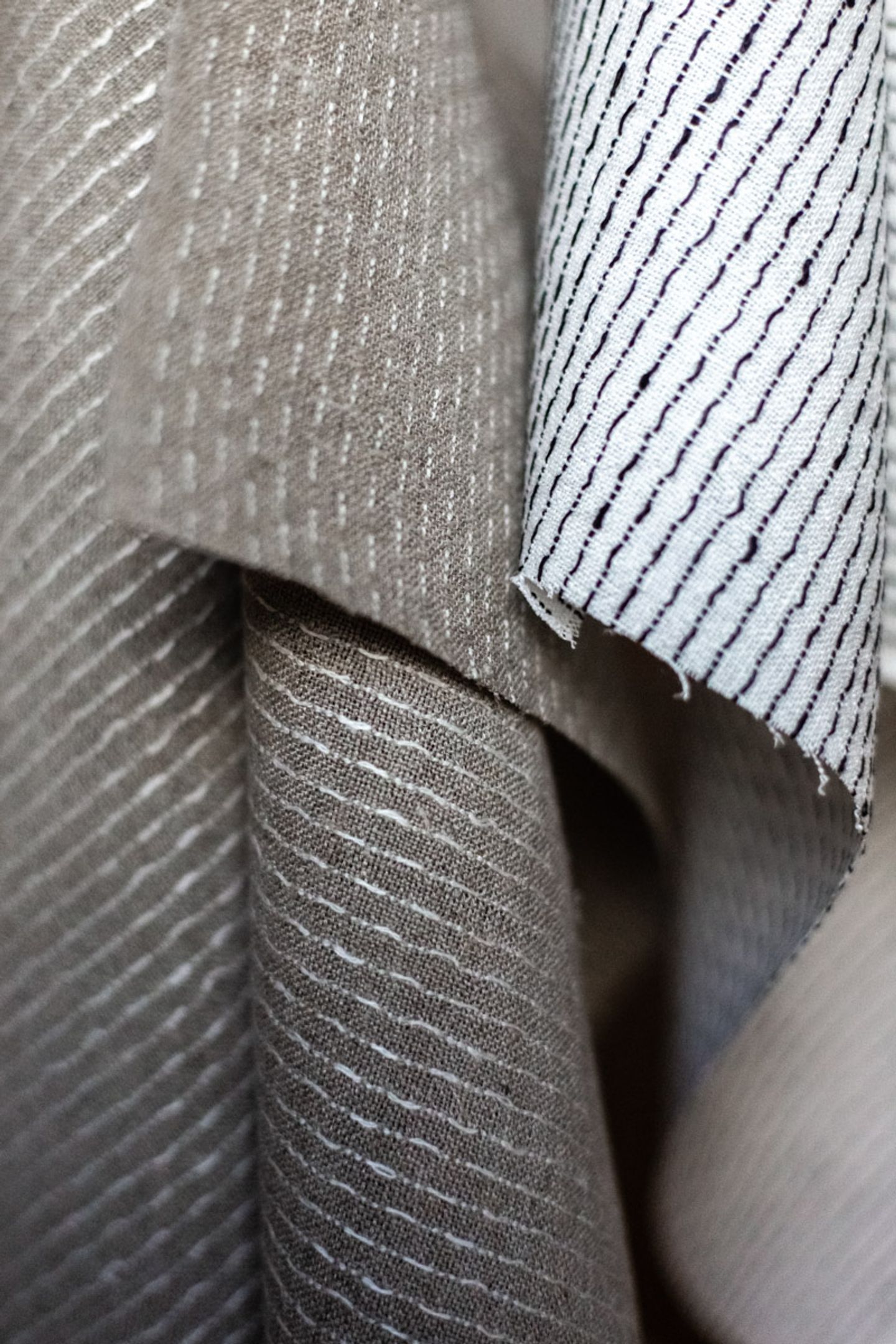 Sashiko — détail de la matière, vue 2