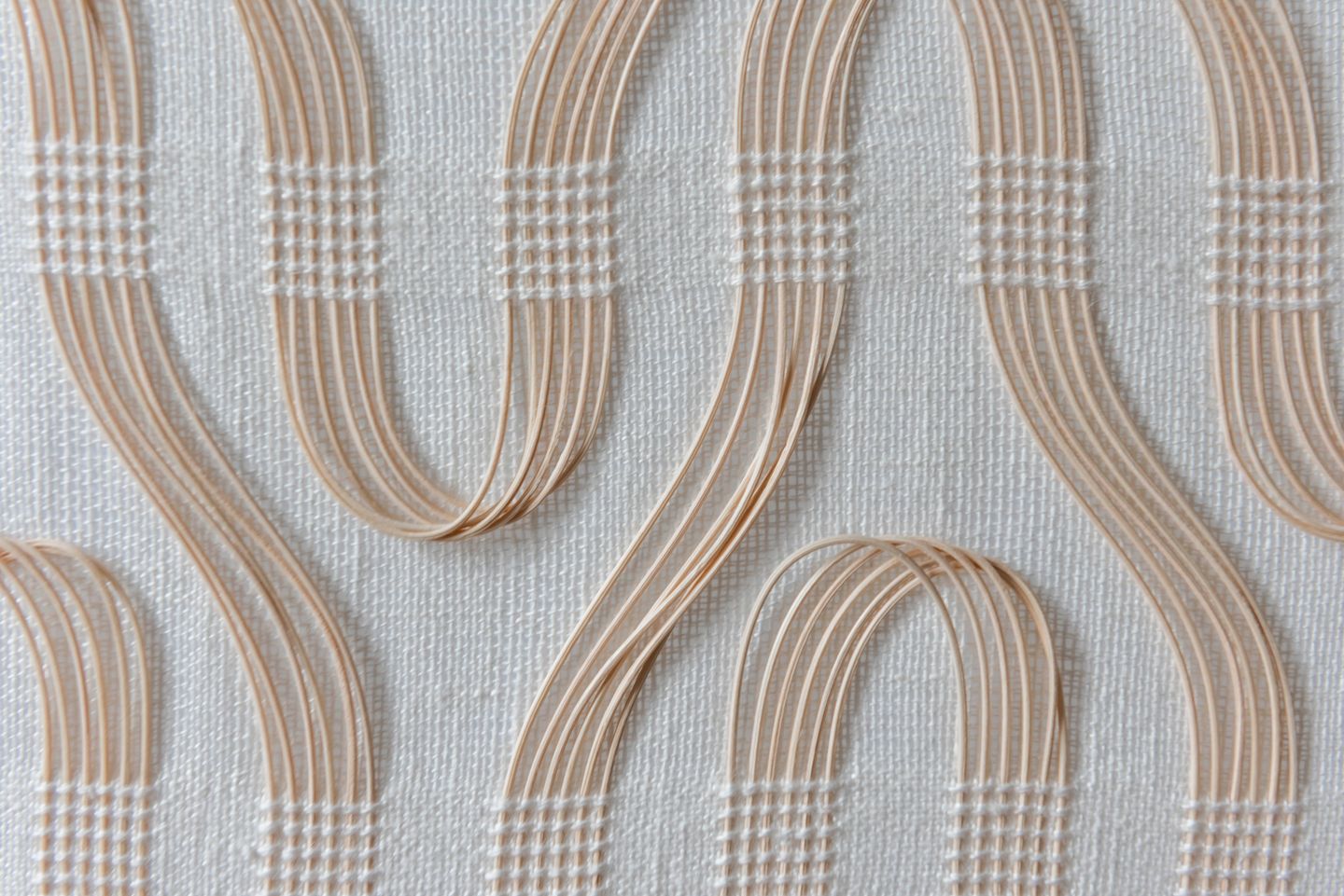 Courbes — applique — détail de la matière, vue 3