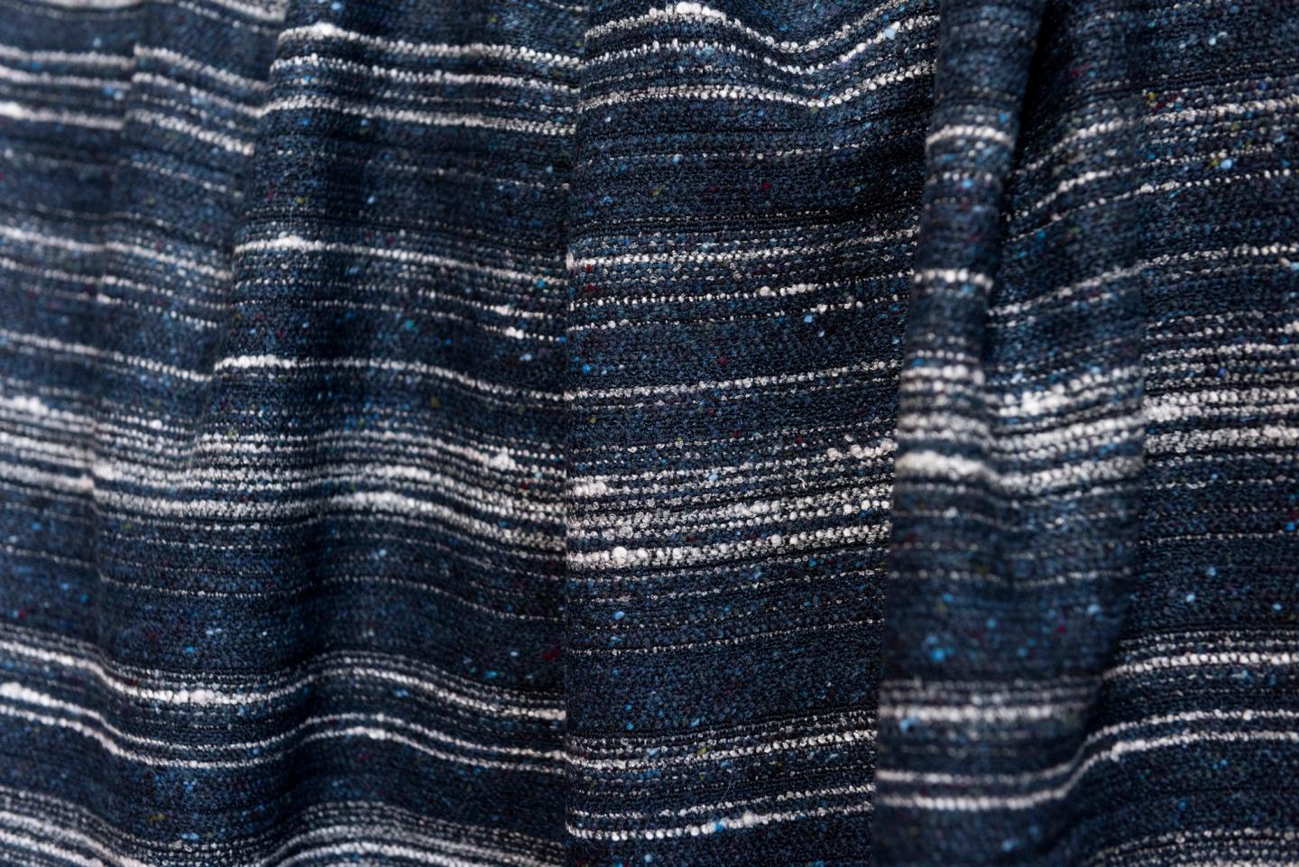 Edgar — Midnight Blue — weave detail