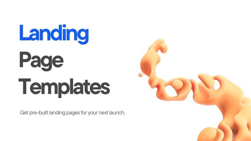 image of Landing page templates