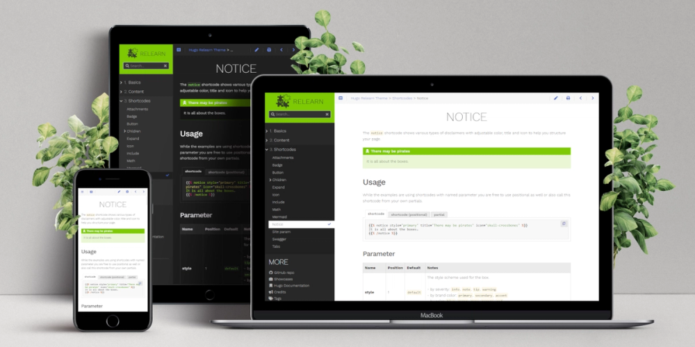 image of Hugo Relearn Theme