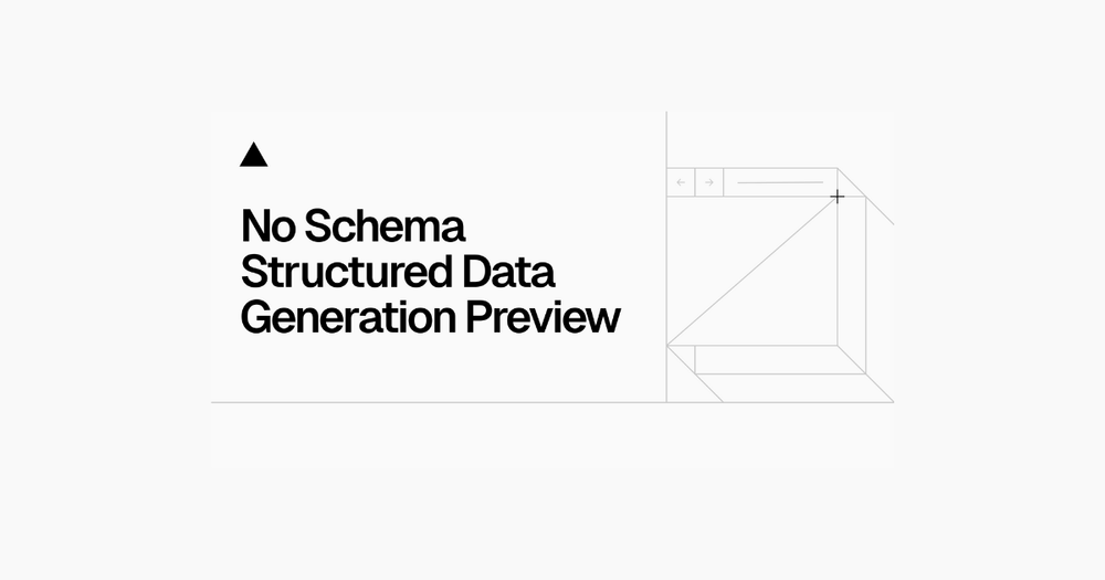 image of No Schema Output Mode with Vercel AI SDK