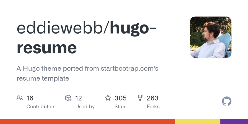 image of Hugo Resume Theme