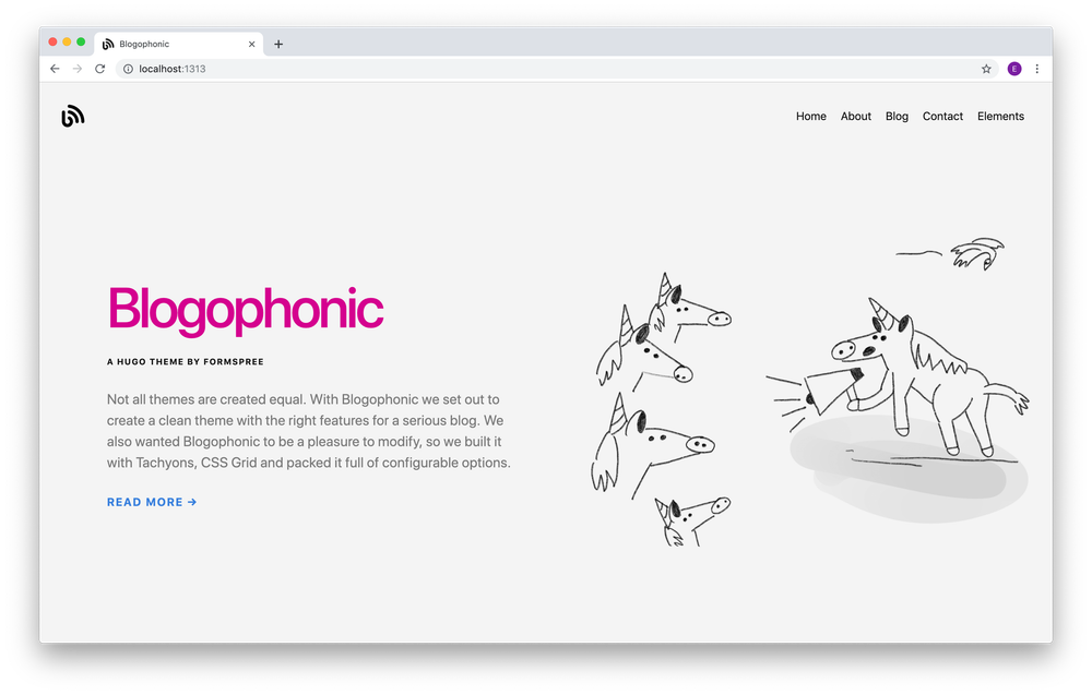 image of Blogophonic Hugo Theme