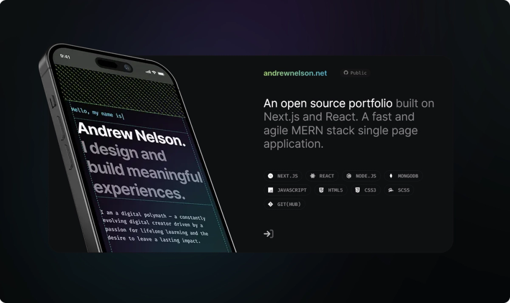 image of andrewnelson.net Portfolio