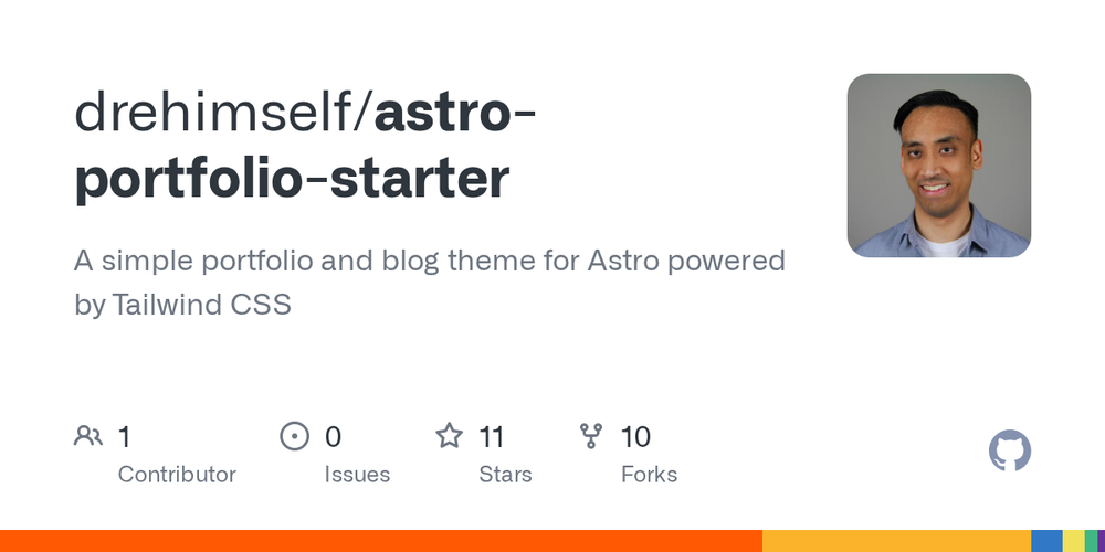 image of Astro Portfolio Starter