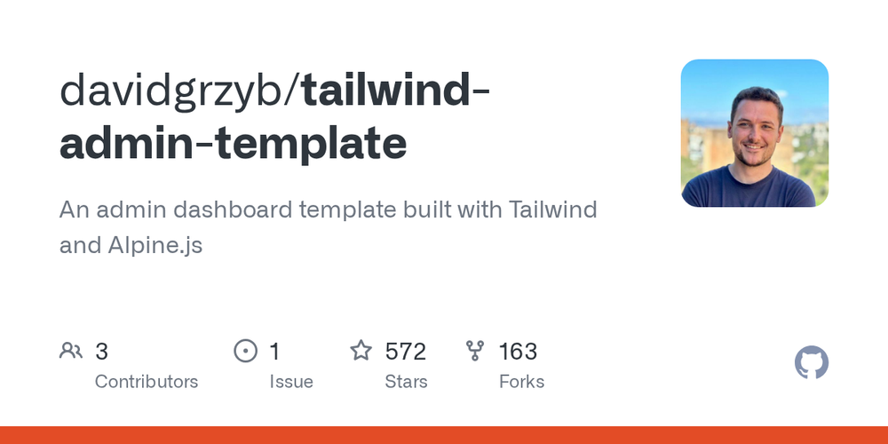 image of Tailwind Admin Template