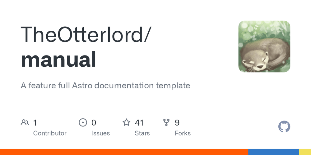 image of Astro Documentation Template
