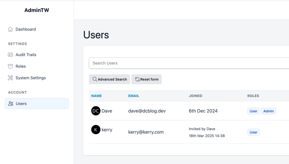 image of Laravel AdminTW