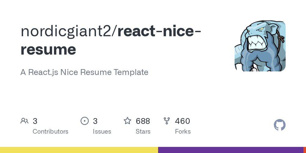 image of React Nice Resume
