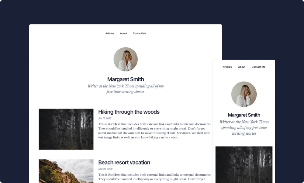 image of nextjs-starter-prismic-blog